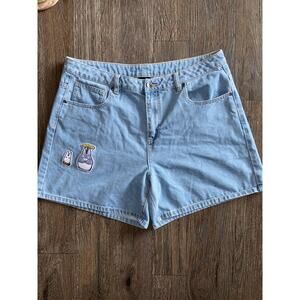 My Neighbor Totoro denim shorts great condition